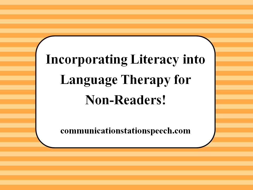 Literacy in Language Therapy