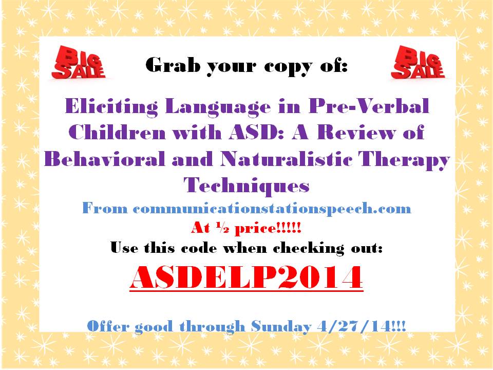50 off Eliciting Language in Preverbal ASD