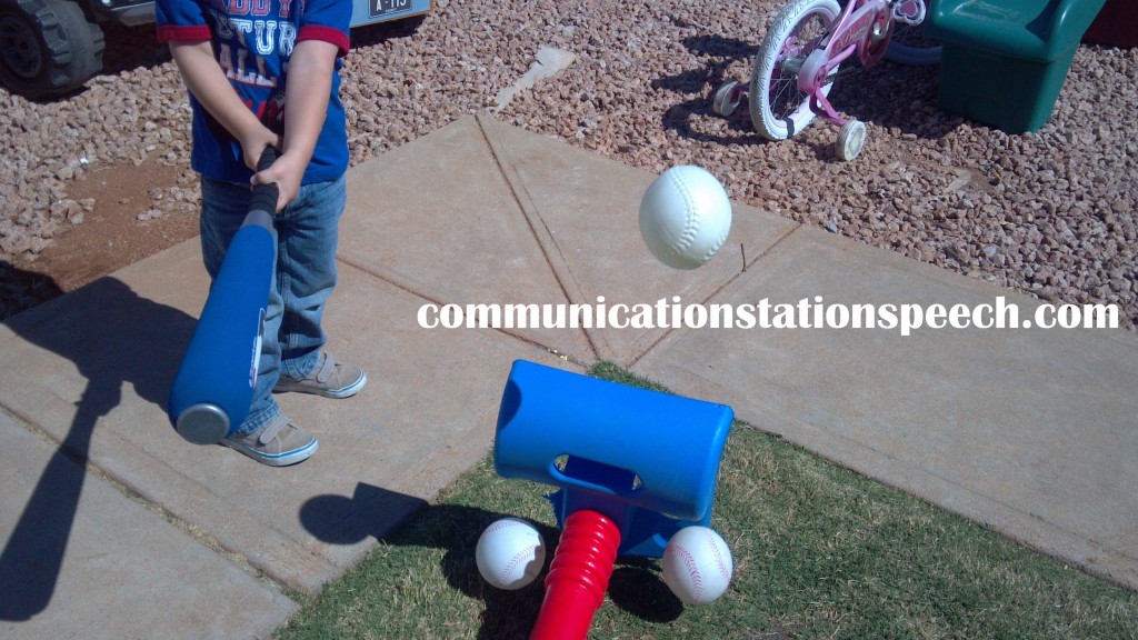 hitting tball