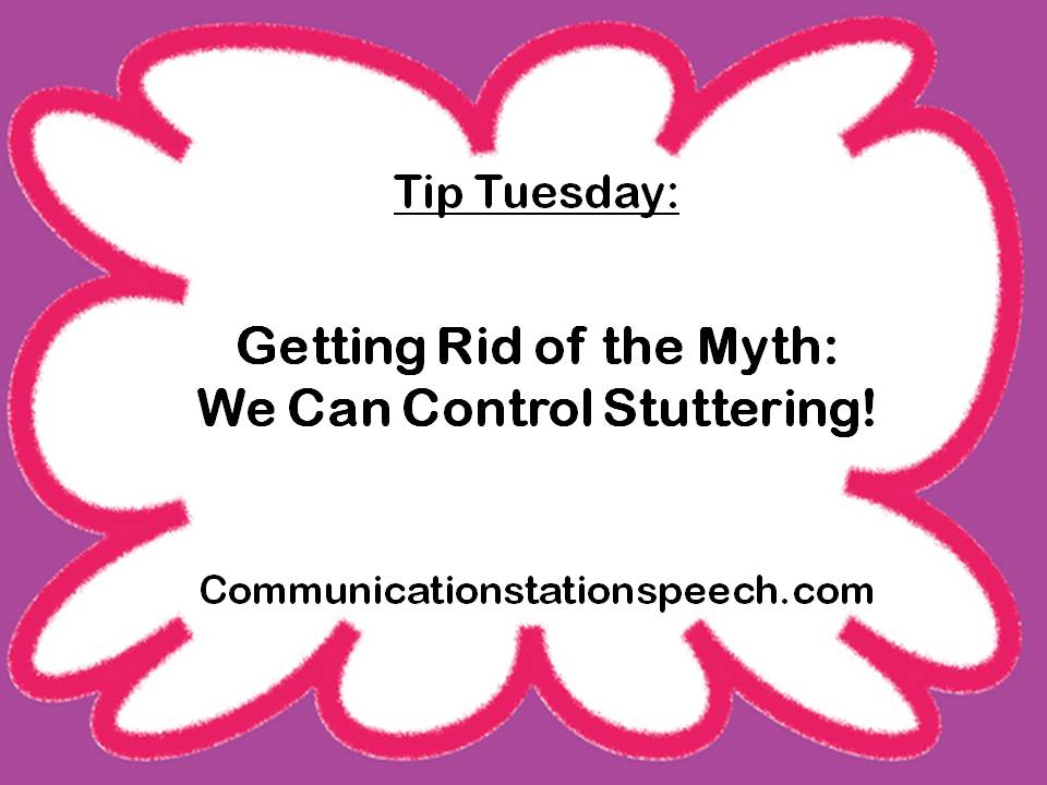 Myth-We Can Control Stuttering