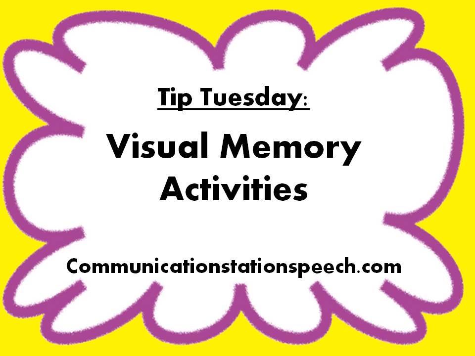 Visual memory activities